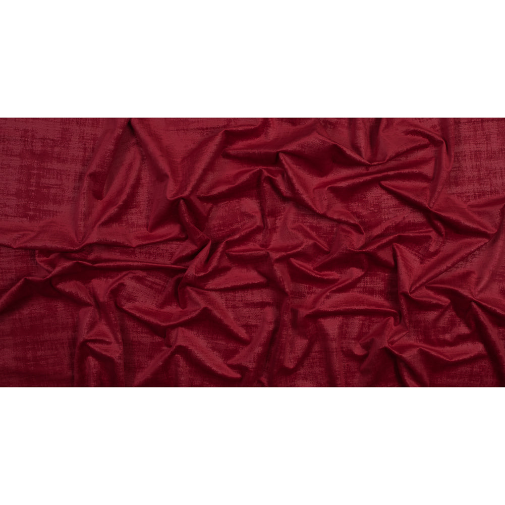 Embossed Textured Velvet - Cassis - British Imported Full Embossed Textured Velvet - Cassis - British Imported Full