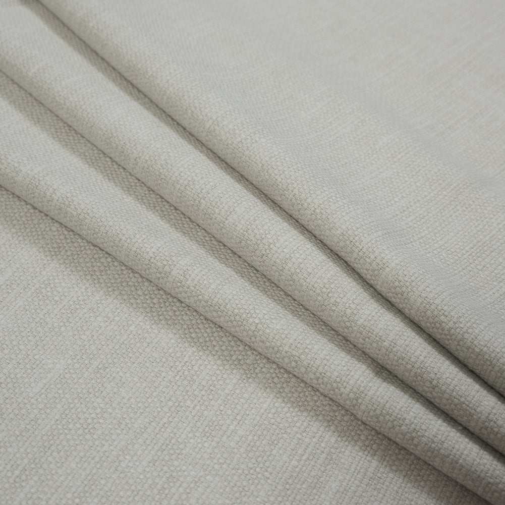 Polyester and Cotton Woven - Ecru - British Imported Folded Polyester and Cotton Woven - Ecru - British Imported Folded
