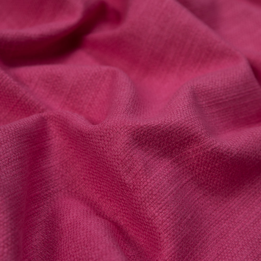 Polyester and Cotton Woven - Fuchsia - British Imported Detail Polyester and Cotton Woven - Fuchsia - British Imported Detail