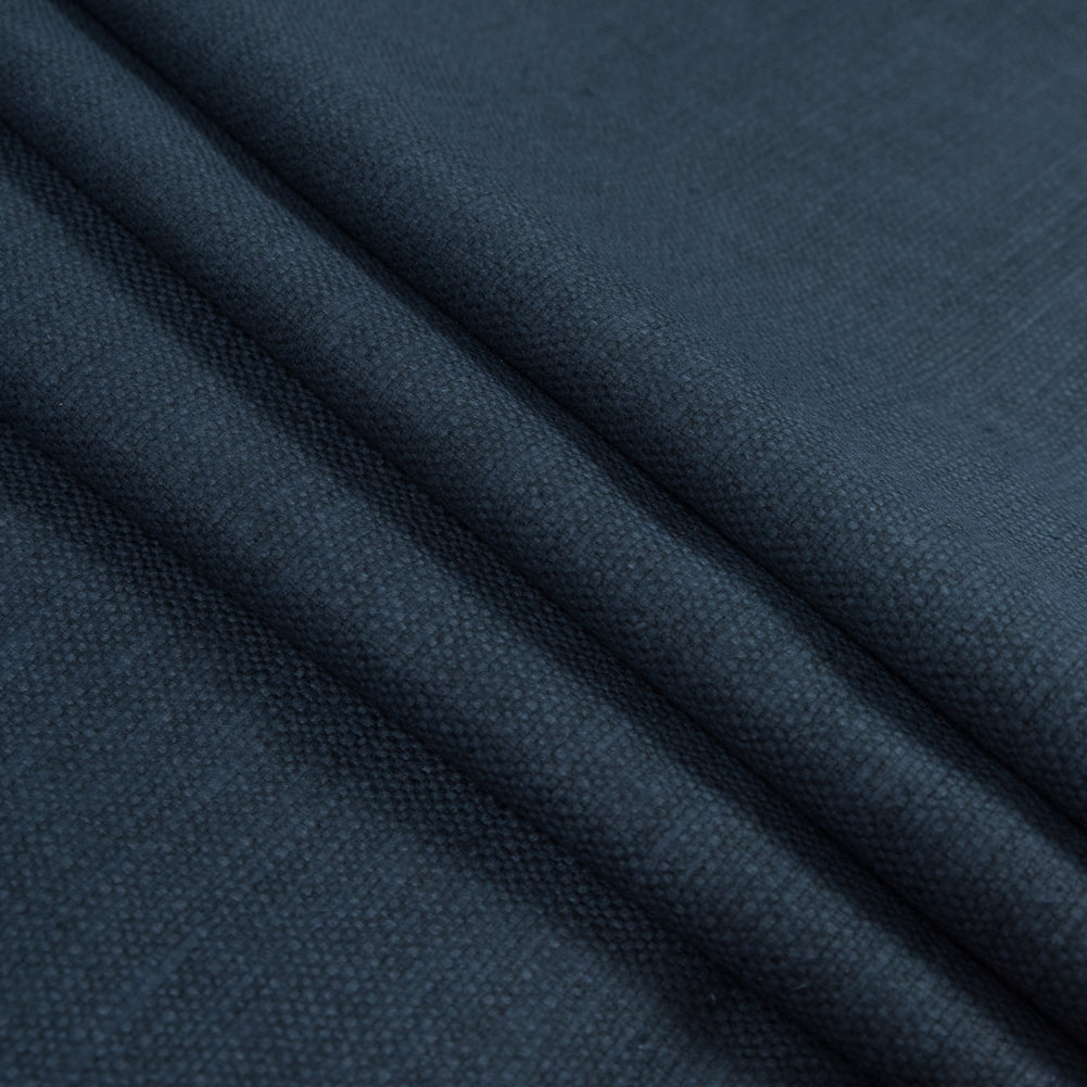 Polyester and Cotton Woven - Indigo - British Imported Folded Polyester and Cotton Woven - Indigo - British Imported Folded