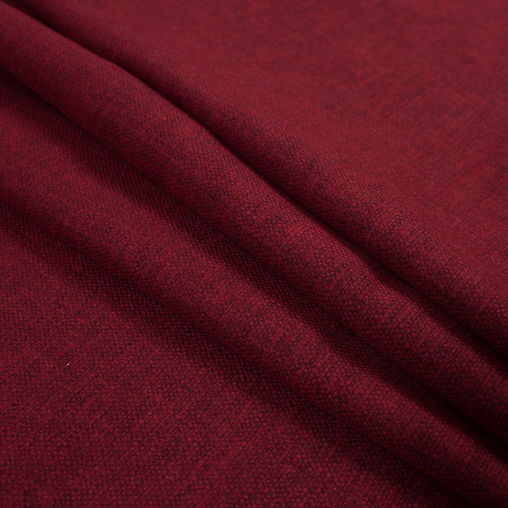 Polyester and Cotton Woven - Merlot - British Imported Folded Polyester and Cotton Woven - Merlot - British Imported Folded