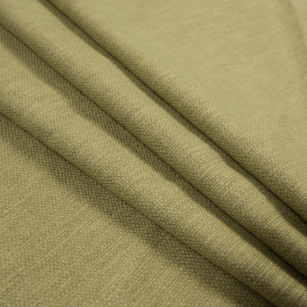 Polyester and Cotton Woven - Olive - British Imported Folded Polyester and Cotton Woven - Olive - British Imported Folded