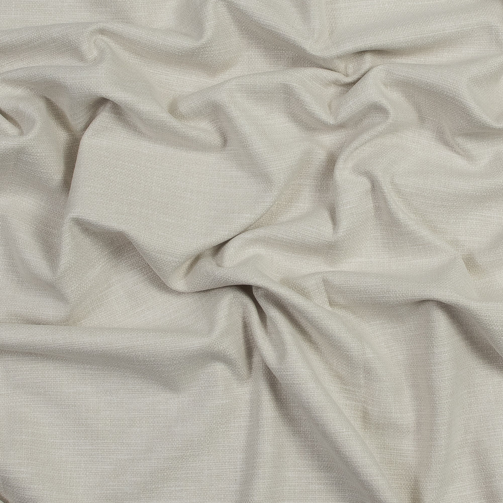 Polyester and Cotton Woven - Oyster - British Imported Polyester and Cotton Woven - Oyster - British Imported