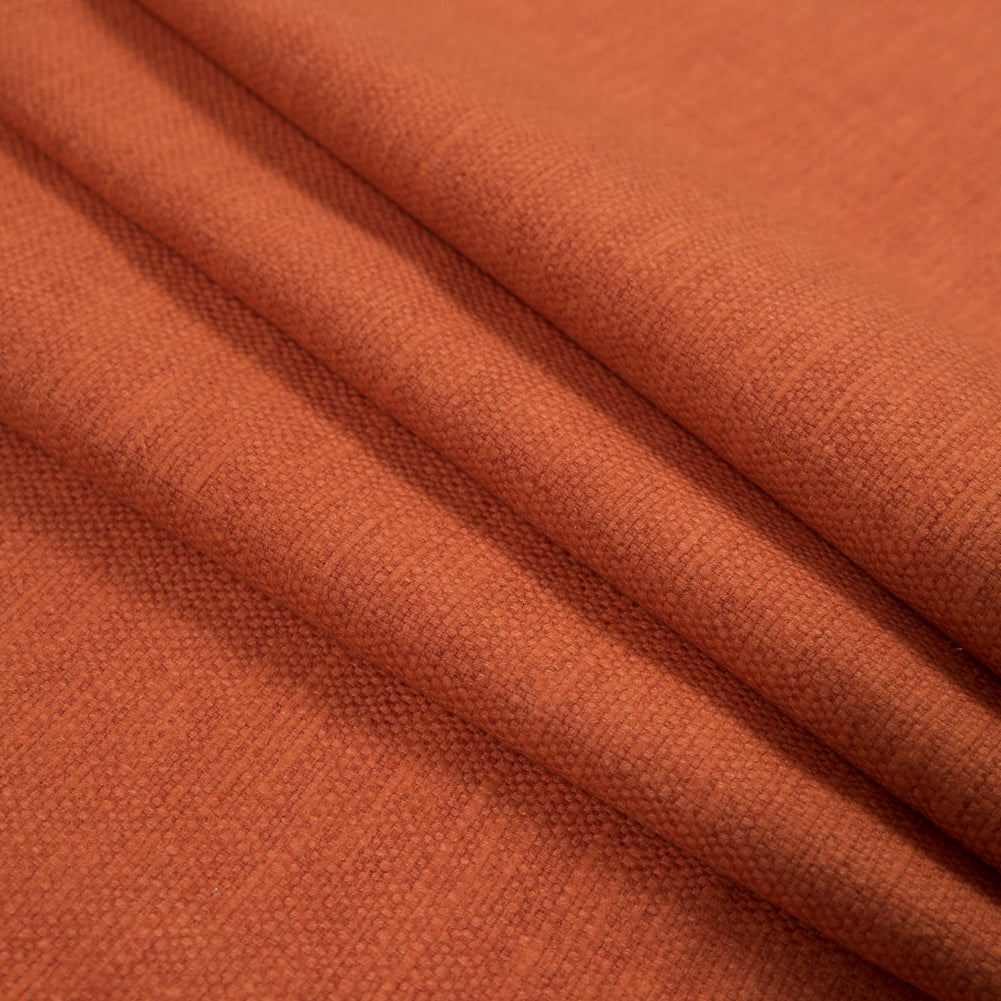 Polyester and Cotton Woven - Paprika - British Imported Folded Polyester and Cotton Woven - Paprika - British Imported Folded