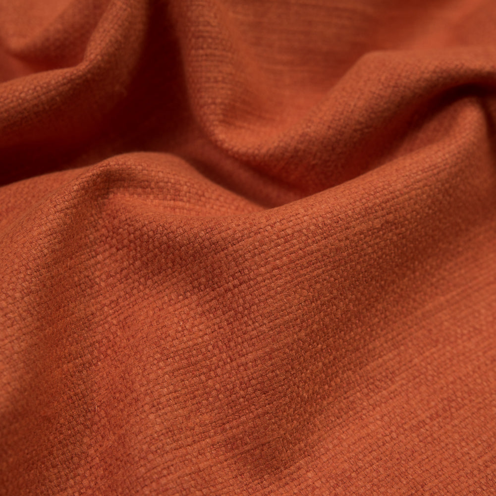 Polyester and Cotton Woven - Paprika - British Imported Detail Polyester and Cotton Woven - Paprika - British Imported Detail