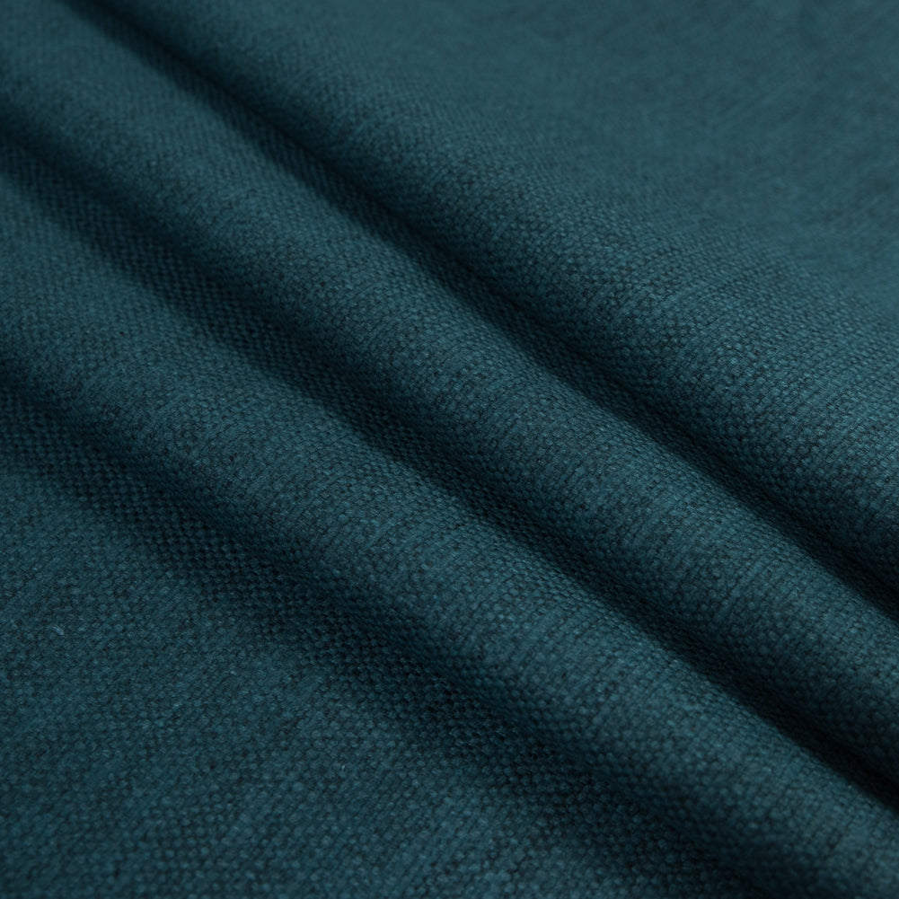 Polyester and Cotton Woven - Peacock - British Imported Folded Polyester and Cotton Woven - Peacock - British Imported Folded