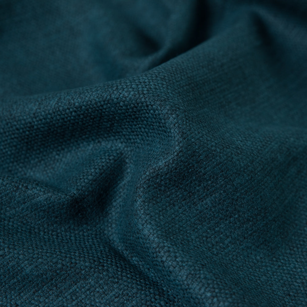 Polyester and Cotton Woven - Peacock - British Imported Detail Polyester and Cotton Woven - Peacock - British Imported Detail