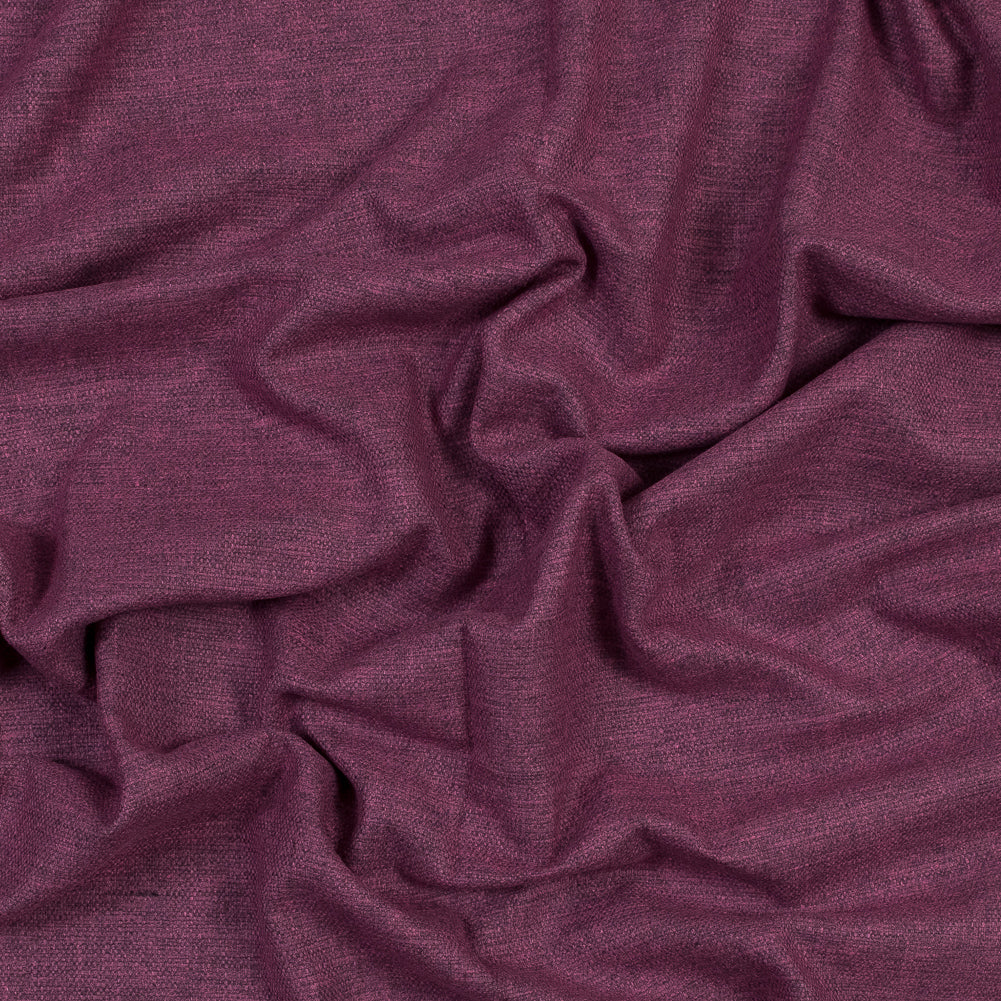 Polyester and Cotton Woven - Plum - British Imported Polyester and Cotton Woven - Plum - British Imported