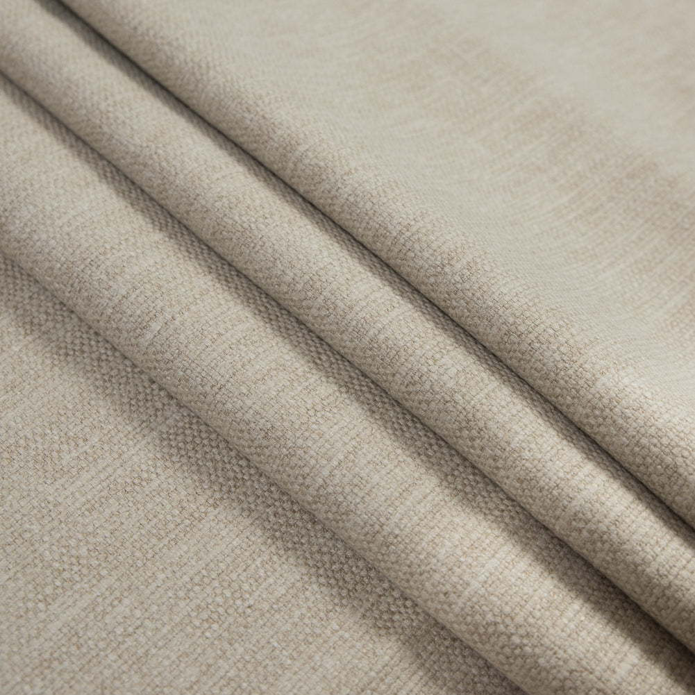 Polyester and Cotton Woven - Sand - British Imported Folded Polyester and Cotton Woven - Sand - British Imported Folded