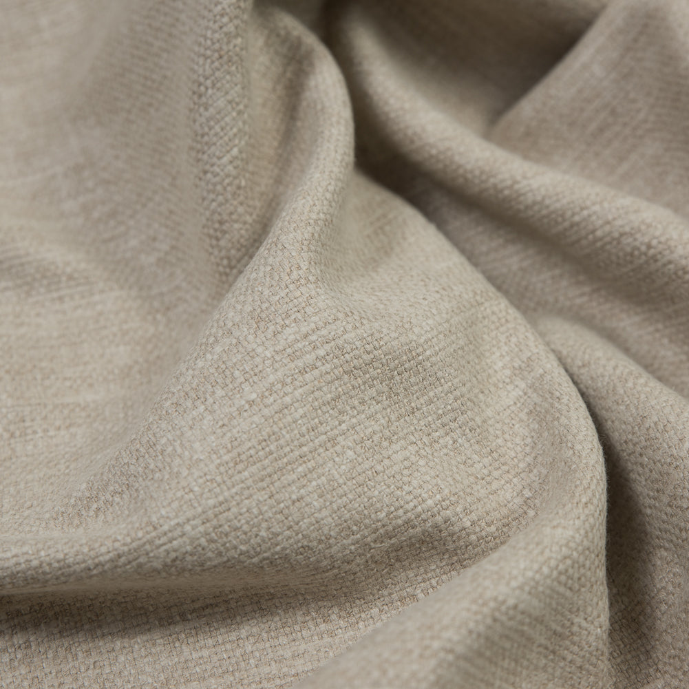 Polyester and Cotton Woven - Sand - British Imported Detail Polyester and Cotton Woven - Sand - British Imported Detail