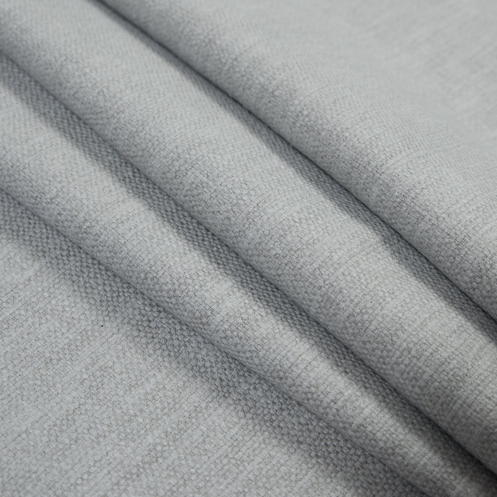 Polyester and Cotton Woven - Silver - British Imported Folded Polyester and Cotton Woven - Silver - British Imported Folded