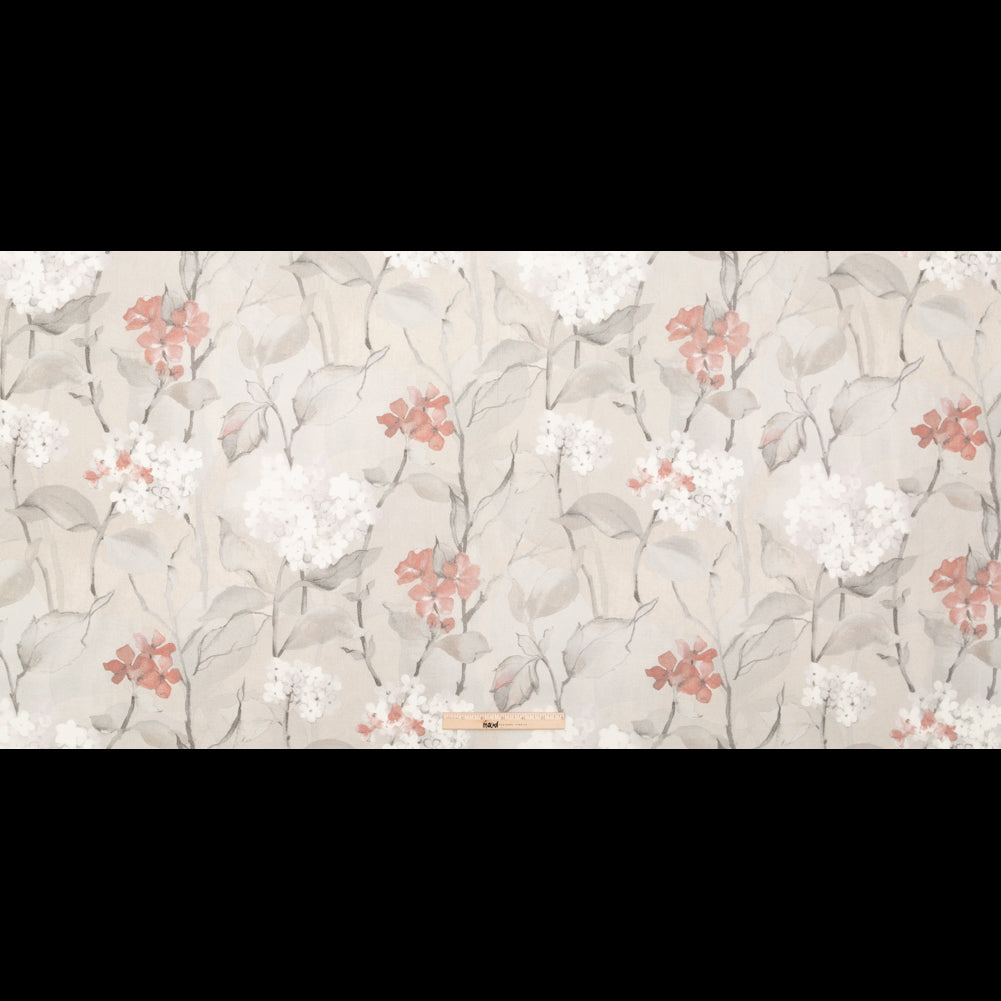 British Imported Vintage Floral Printed Cotton Canvas Full British Imported Vintage Floral Printed Cotton Canvas Full