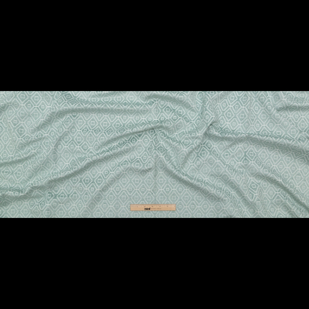 Chenille Jacquard - Spa Diamond Geometric - British Imported Chenille Jacquard - Spa Diamond Geometric - British Imported