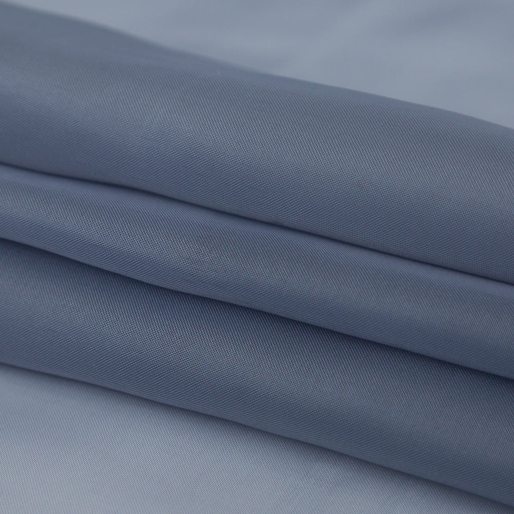 Smooth Drapery Sheers Fabric - Denim - British Imported Folded Smooth Drapery Sheers Fabric - Denim - British Imported Folded