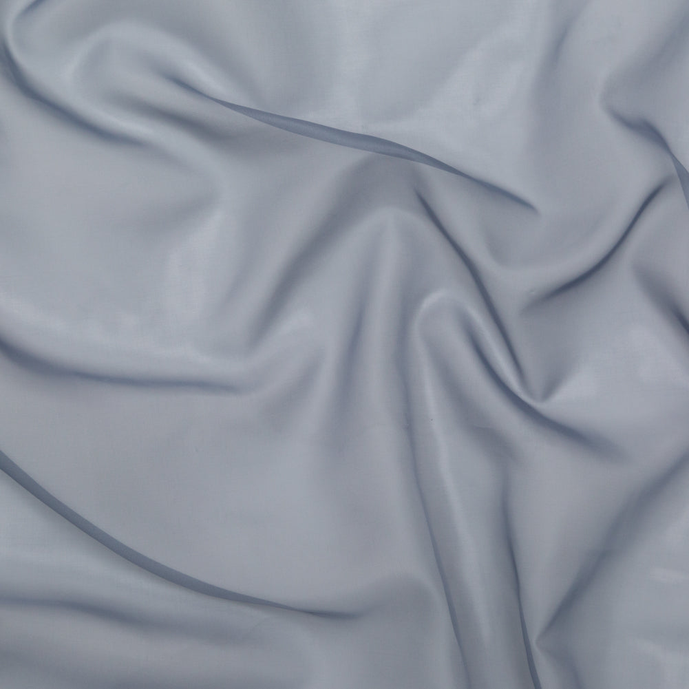 Smooth Drapery Sheers Fabric - Denim - British Imported Smooth Drapery Sheers Fabric - Denim - British Imported