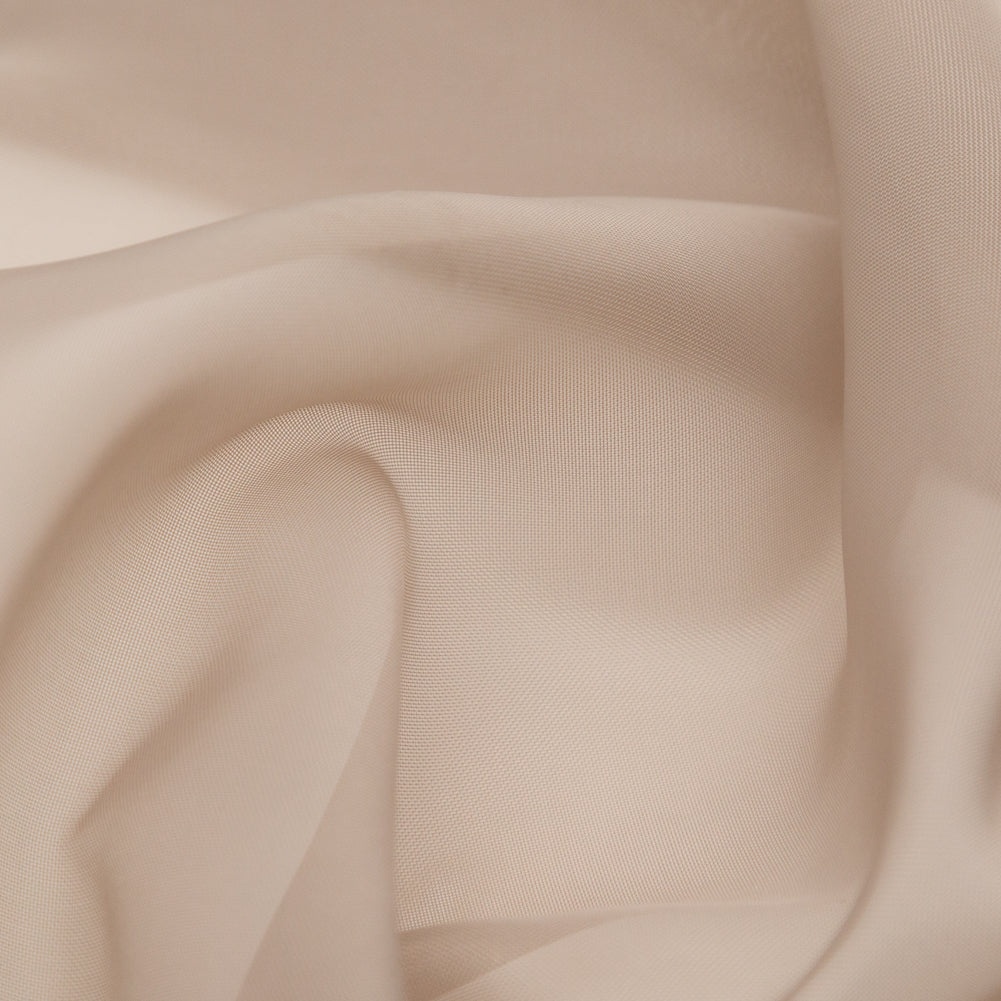 Smooth Drapery Sheers Fabric - Fawn - British Imported Detail Smooth Drapery Sheers Fabric - Fawn - British Imported Detail