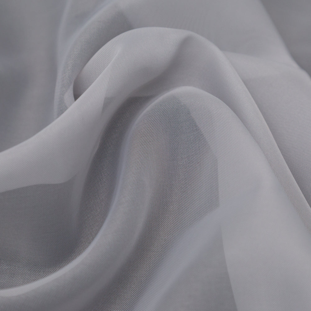 Smooth Drapery Sheers Fabric - Fog - British Imported Detail Smooth Drapery Sheers Fabric - Fog - British Imported Detail