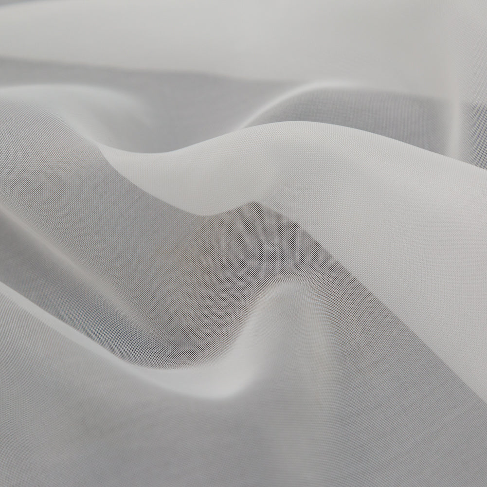 Smooth Drapery Sheers Fabric - Ivory - British Imported Detail Smooth Drapery Sheers Fabric - Ivory - British Imported Detail