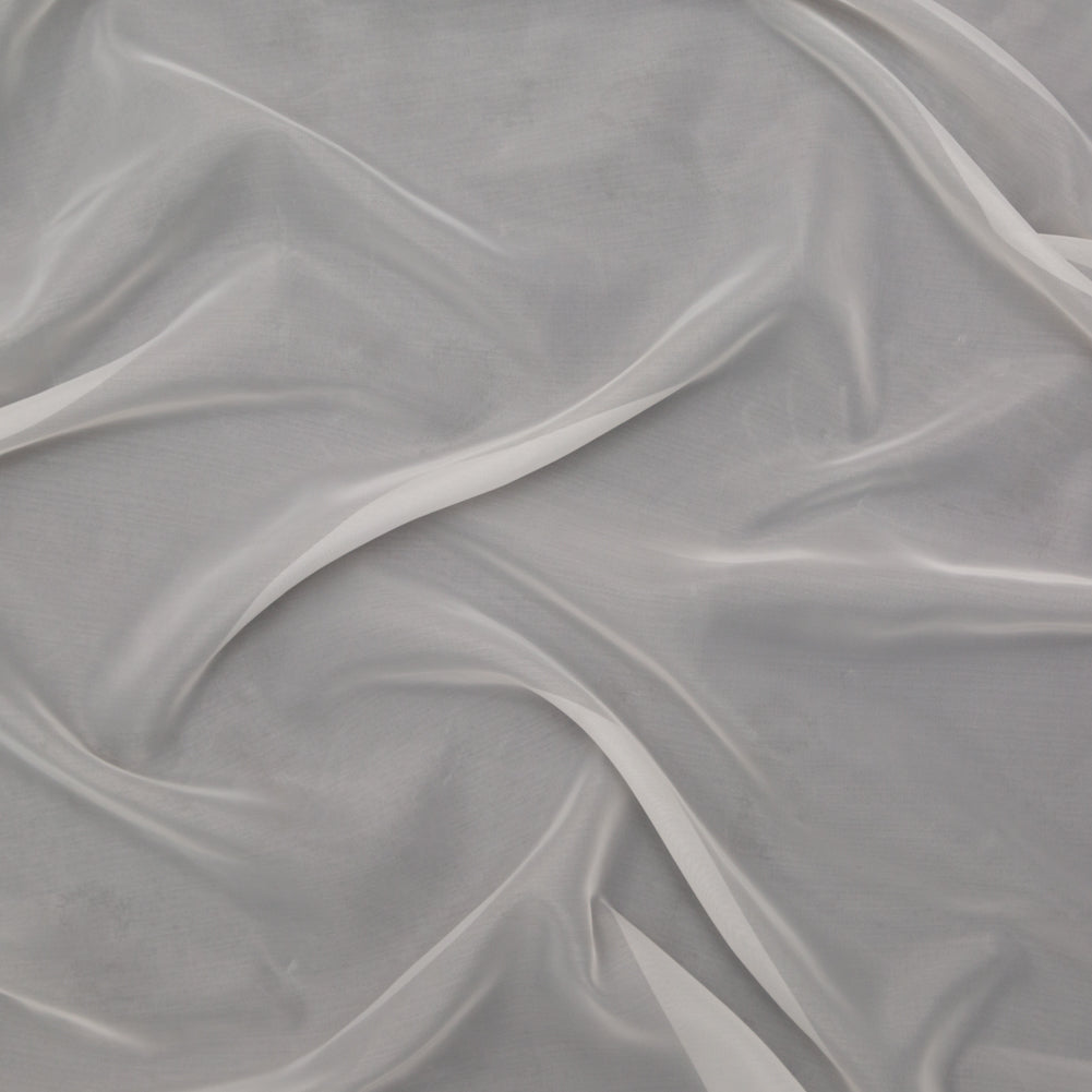 Smooth Drapery Sheers Fabric - Ivory - British Imported Smooth Drapery Sheers Fabric - Ivory - British Imported
