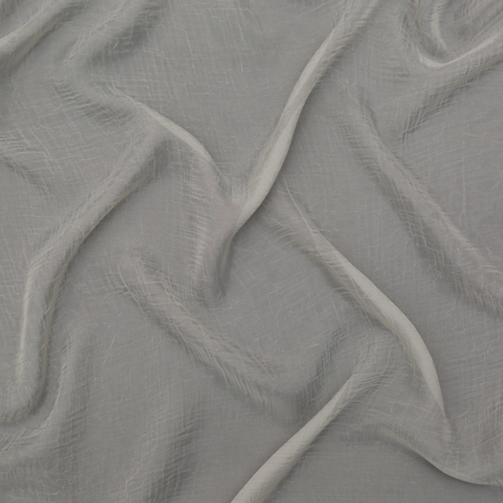 Wrinkled Drapery Sheer Fabric - Pebble - British Imported Wrinkled Drapery Sheer Fabric - Pebble - British Imported
