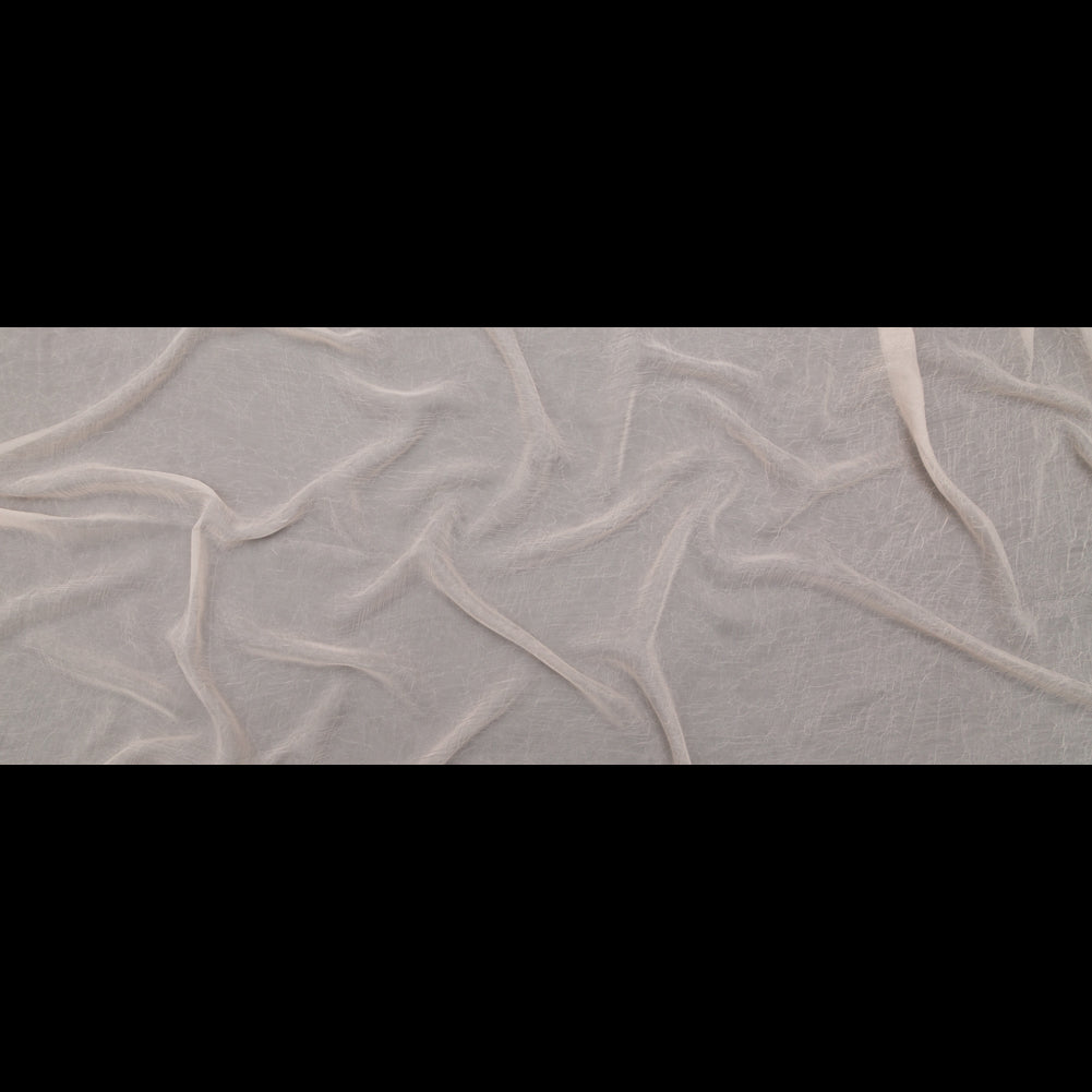 Wrinkled Drapery Sheer Fabric - Shell - British Imported Full Wrinkled Drapery Sheer Fabric - Shell - British Imported Full