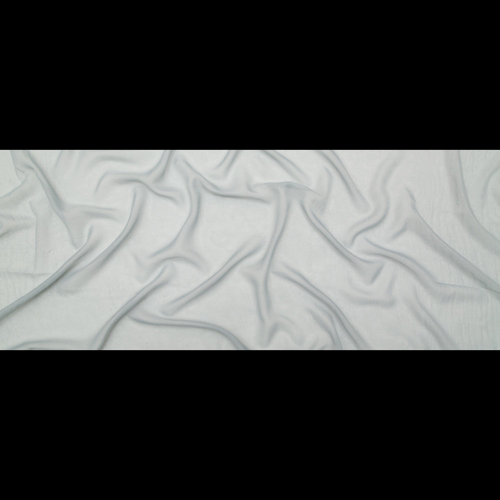 Wrinkled Drapery Sheer Fabric - Sky - British Imported Full Wrinkled Drapery Sheer Fabric - Sky - British Imported Full