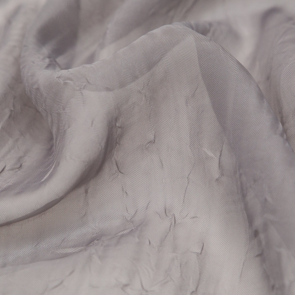 Wrinkled Drapery Sheer Fabric - Smoke - British Imported Detail Wrinkled Drapery Sheer Fabric - Smoke - British Imported Detail