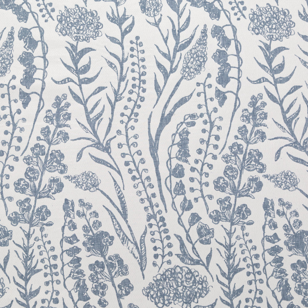 British Imported Denim Floral Blended Jacquard British Imported Denim Floral Blended Jacquard