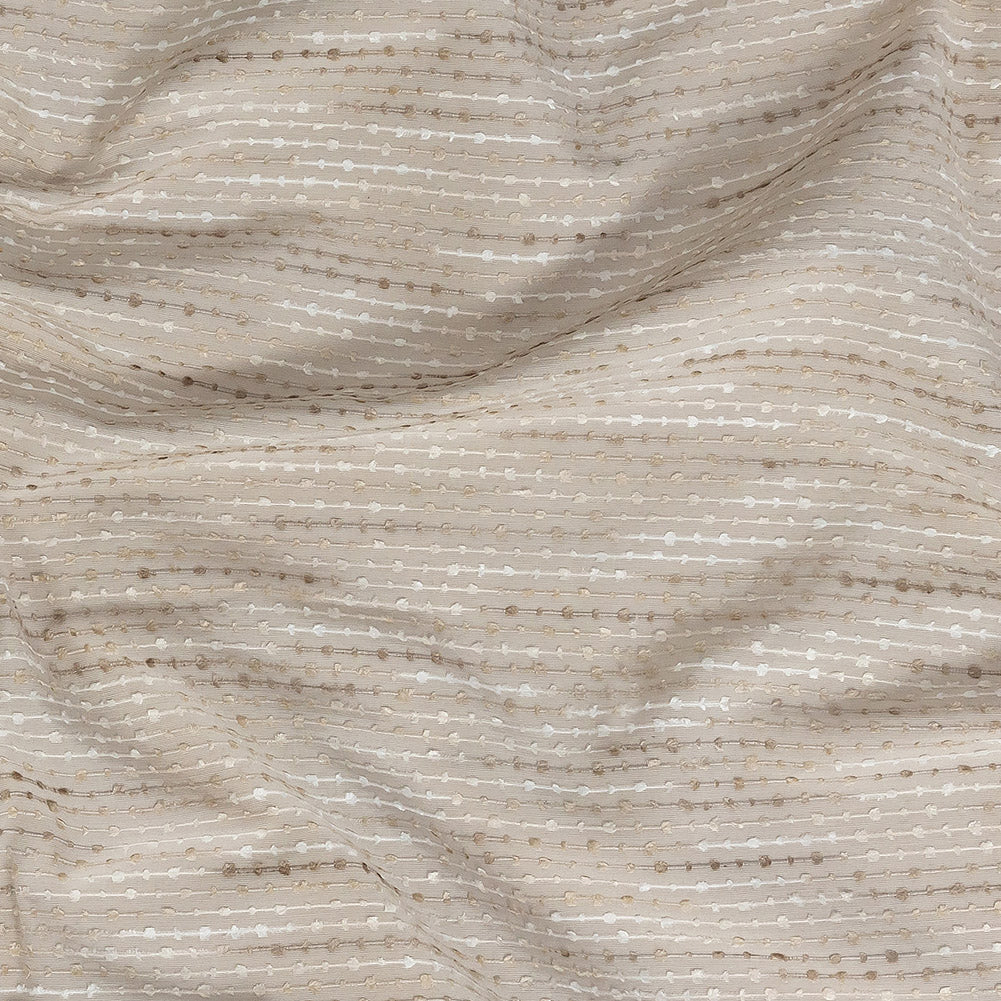 Drapery Faille with Raised Woven Stripes - Oyster British Imported Drapery Faille with Raised Woven Stripes - Oyster British Imported
