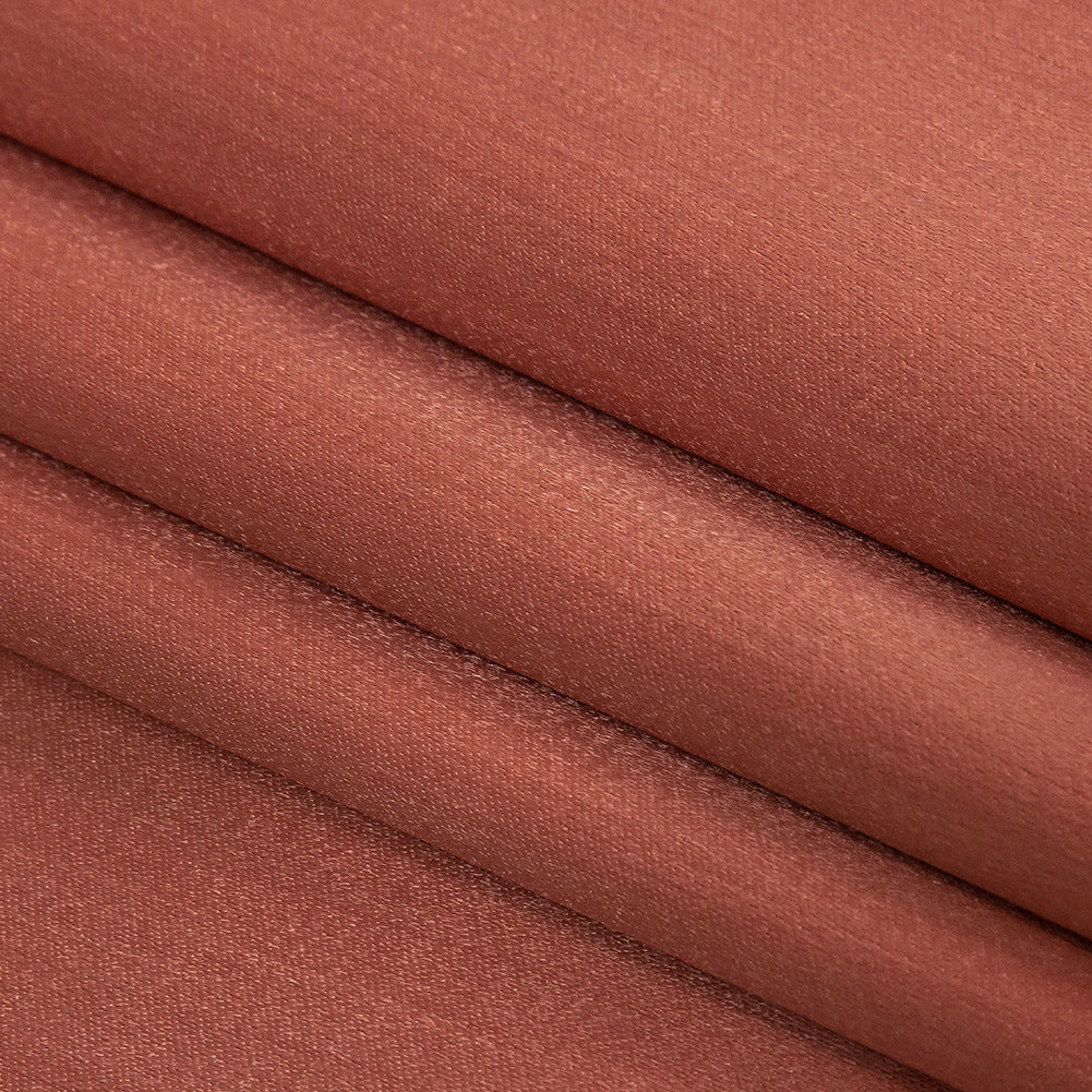 Home Decor Polyester Satin - Coral - British Imported Folded Home Decor Polyester Satin - Coral - British Imported Folded