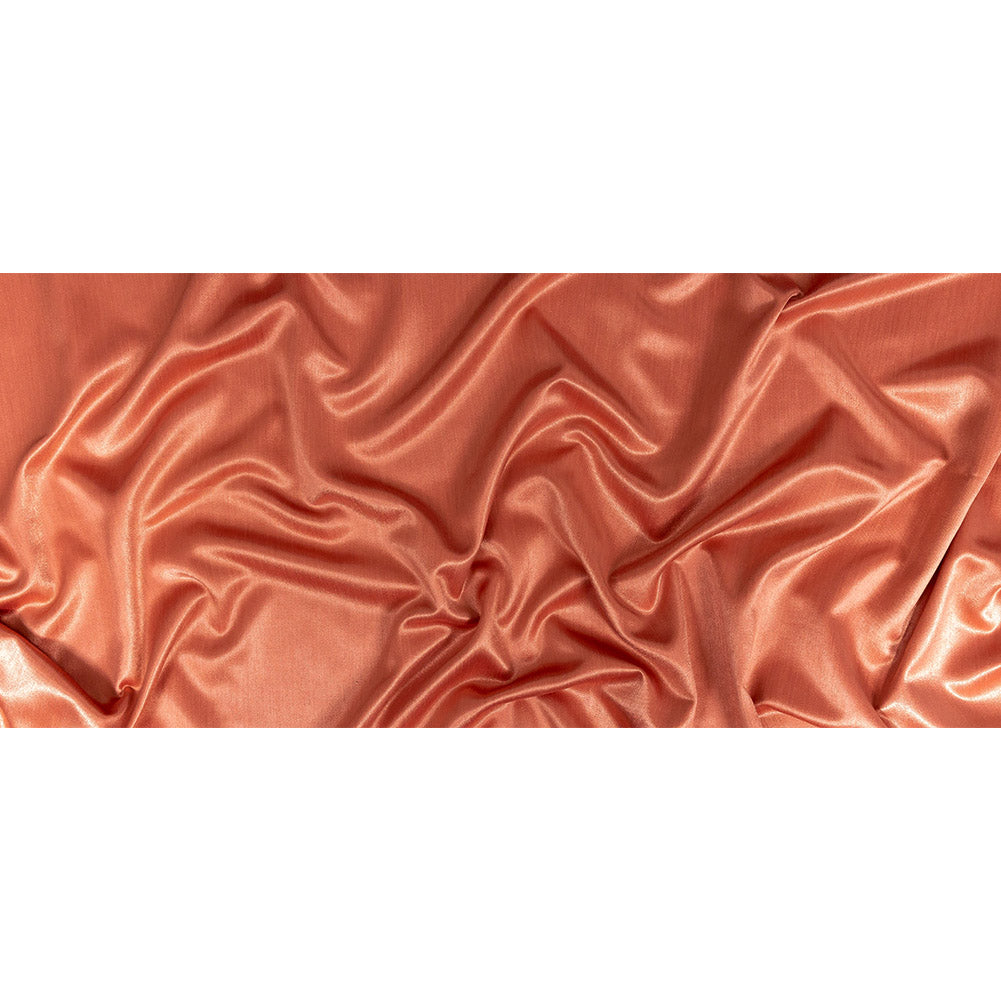 Home Decor Polyester Satin - Coral - British Imported Full Home Decor Polyester Satin - Coral - British Imported Full