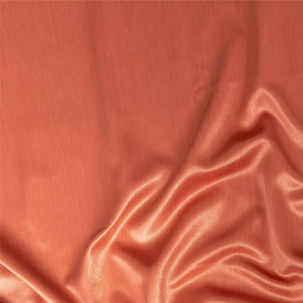 Home Decor Polyester Satin - Coral - British Imported Home Decor Polyester Satin - Coral - British Imported