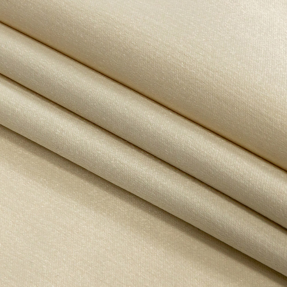 Home Decor Polyester Satin - Cream - British Imported Folded Home Decor Polyester Satin - Cream - British Imported Folded