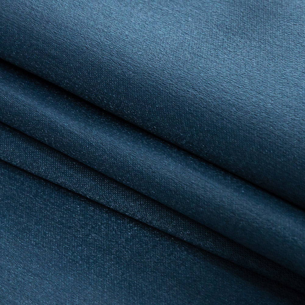 Home Decor Polyester Satin - Denim - British Imported Folded Home Decor Polyester Satin - Denim - British Imported Folded