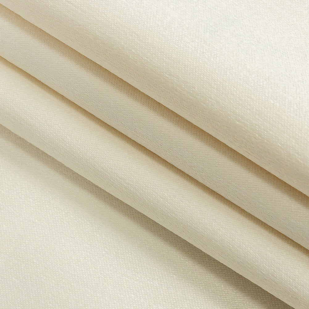 Home Decor Polyester Satin - Ivory - British Imported Folded Home Decor Polyester Satin - Ivory - British Imported Folded