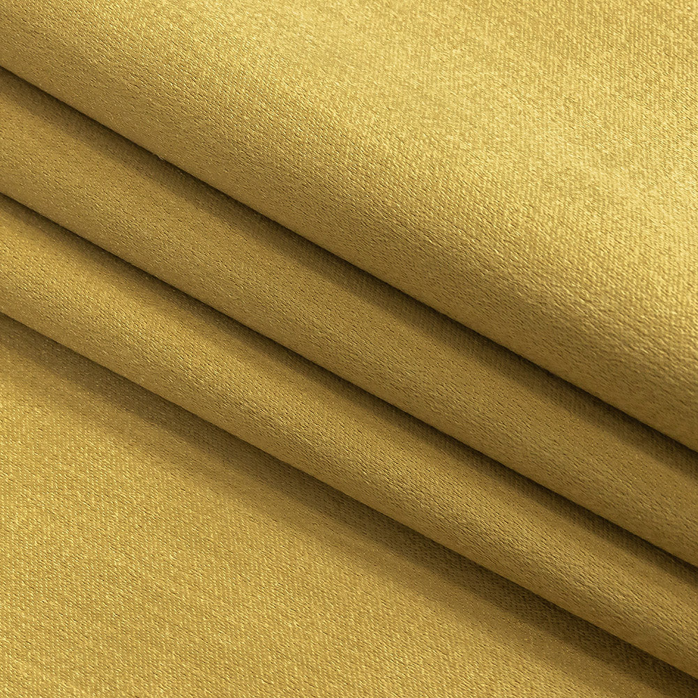 Home Decor Polyester Satin - Mustard - British Imported Folded Home Decor Polyester Satin - Mustard - British Imported Folded