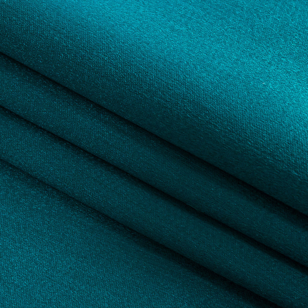 Home Decor Polyester Satin - Peacock - British Imported Folded Home Decor Polyester Satin - Peacock - British Imported Folded