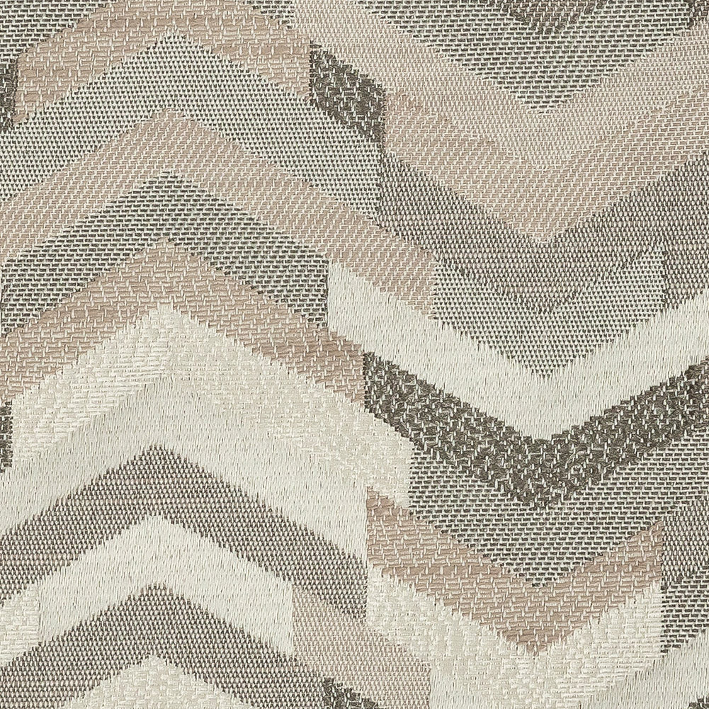 Polyester Jacquard - Blush Tactile Zig Zags - British Imported Detail Polyester Jacquard - Blush Tactile Zig Zags - British Imported Detail