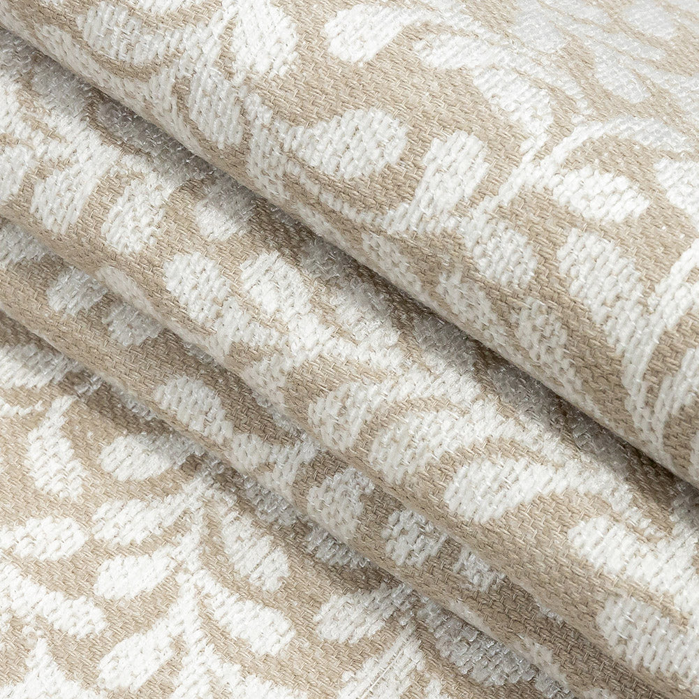 British Imported Linen Leafy Chenille Jacquard Folded British Imported Linen Leafy Chenille Jacquard Folded