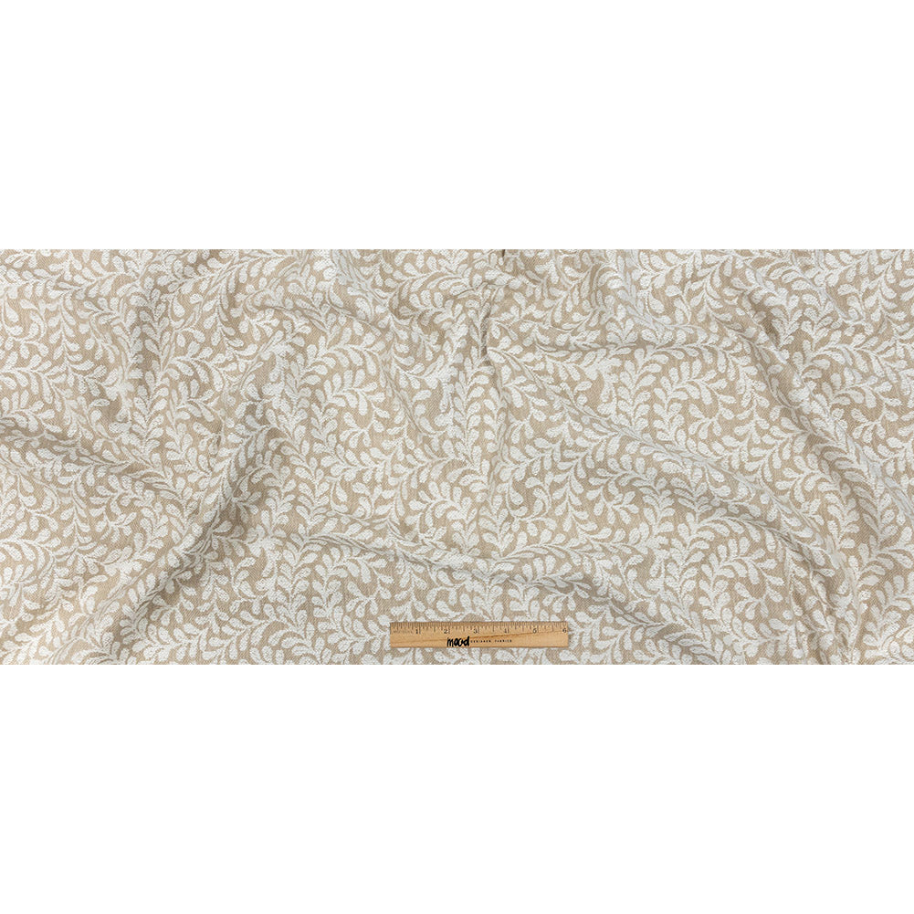 British Imported Linen Leafy Chenille Jacquard Full British Imported Linen Leafy Chenille Jacquard Full