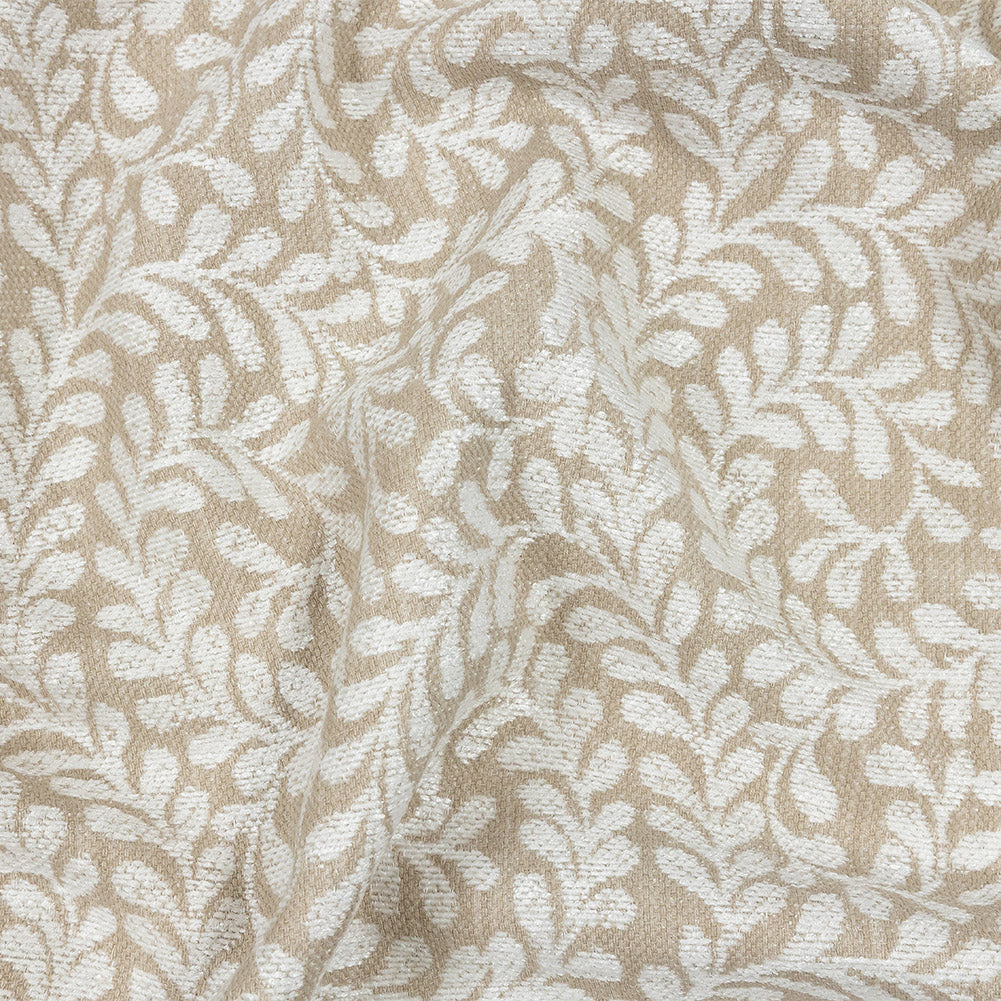 British Imported Linen Leafy Chenille Jacquard British Imported Linen Leafy Chenille Jacquard