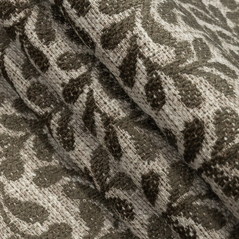 Chenille Jacquard - Moss Leafy Willow - British Imported Folded Chenille Jacquard - Moss Leafy Willow - British Imported Folded