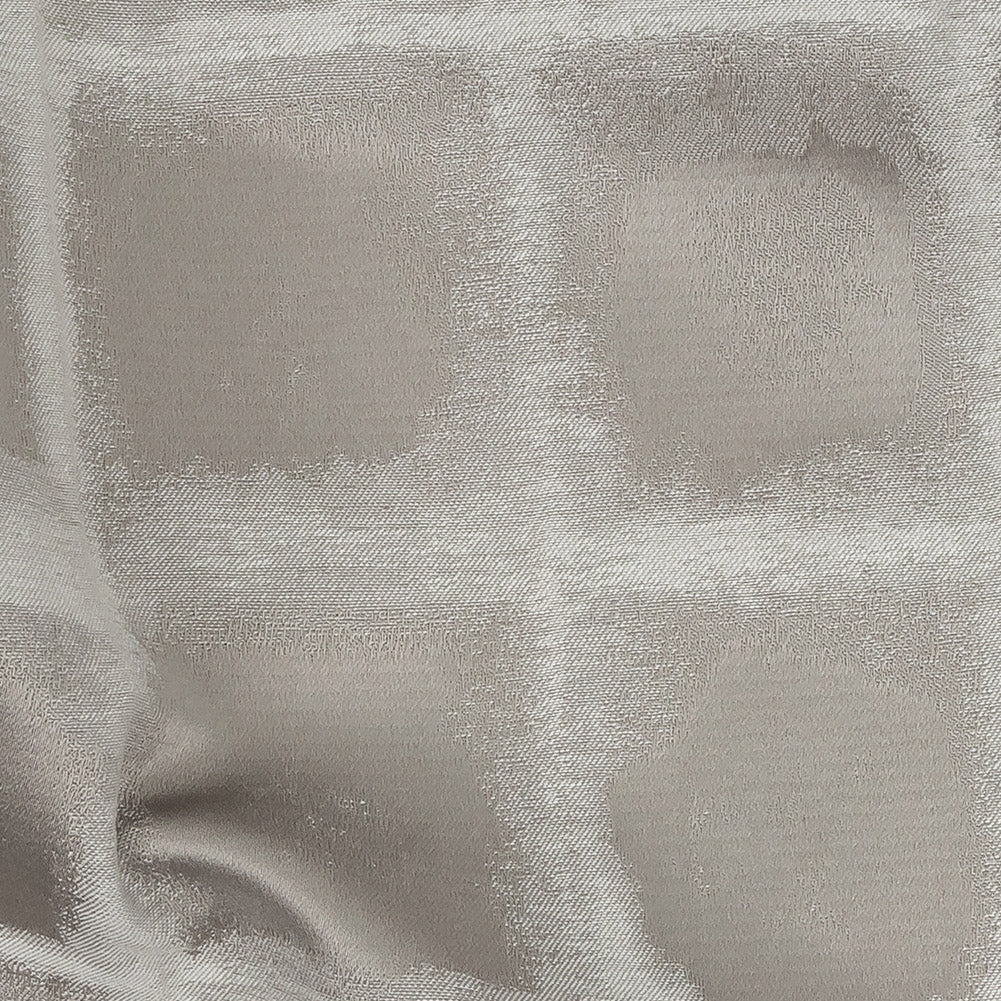 Drapery Jacquard - Pewter Painterly Squares - British Imported Detail Drapery Jacquard - Pewter Painterly Squares - British Imported Detail