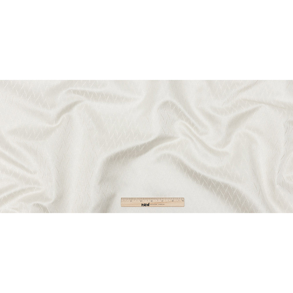 Drapery Jacquard - Ivory Flowing Leaves - British Imported Full Drapery Jacquard - Ivory Flowing Leaves - British Imported Full