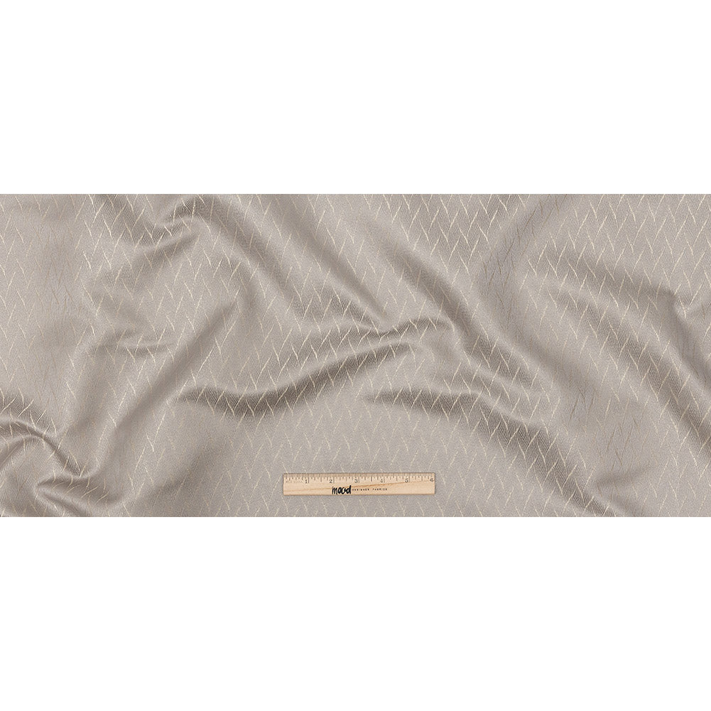Drapery Jacquard - Pewter Flowing Leaves - British Imported Full Drapery Jacquard - Pewter Flowing Leaves - British Imported Full