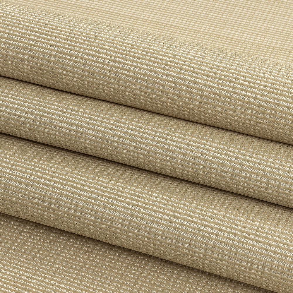 Gridded Polyester Woven - Gold - British Imported Folded Gridded Polyester Woven - Gold - British Imported Folded
