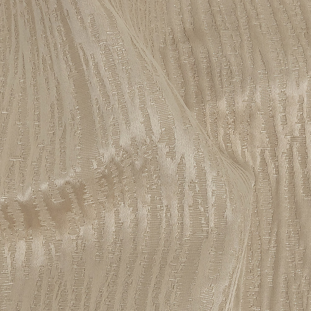 Drapery Jacquard - Champagne Striated - British Imported Detail Drapery Jacquard - Champagne Striated - British Imported Detail
