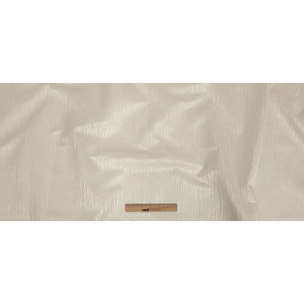 Drapery Jacquard - Ivory Striated - British Imported Full Drapery Jacquard - Ivory Striated - British Imported Full