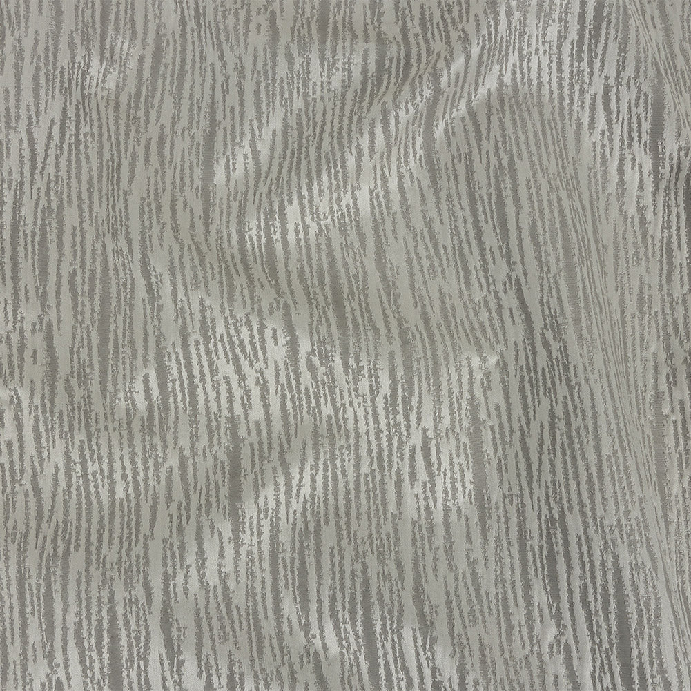 Drapery Jacquard - Platinum Striated - British Imported Drapery Jacquard - Platinum Striated - British Imported