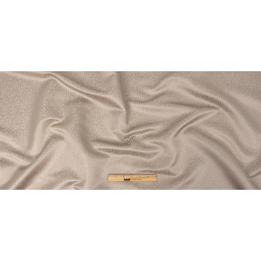 Polyester Jacquard - Taupe Raindrop Streaks - British Imported Full Polyester Jacquard - Taupe Raindrop Streaks - British Imported Full